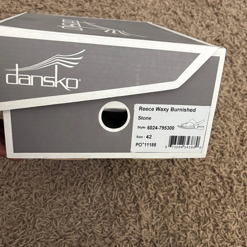 Dansko Women's Dark Brown Leather Sandals - Picture 5 of 5